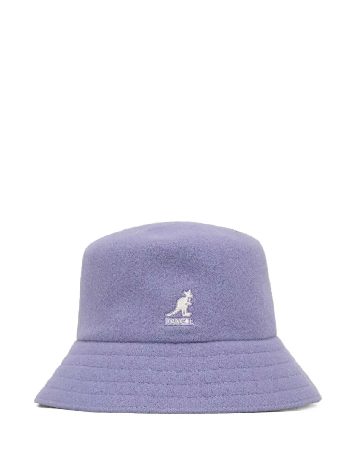 Kangol ロゴパッチ バケットハット - パープル - 画像1