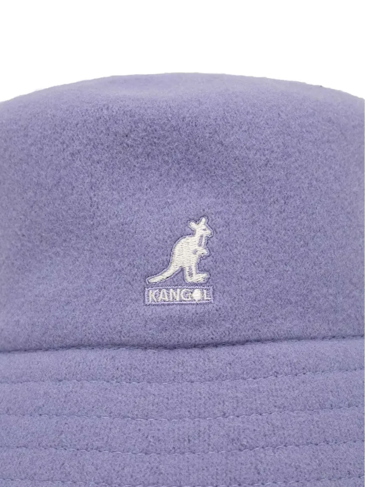 Kangol ロゴパッチ バケットハット - パープル - 画像3