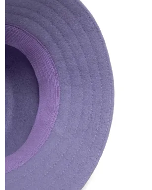 Kangol ロゴパッチ バケットハット - パープル - サムネイル4