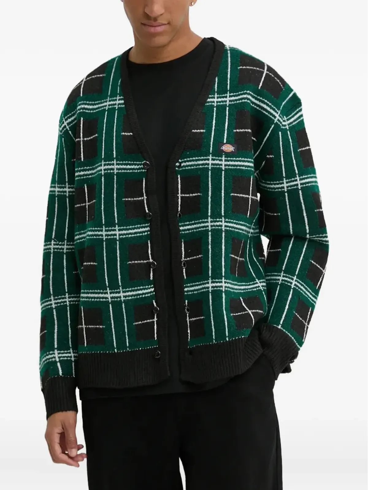 DICKIES チェック柄カーディガン - 画像1