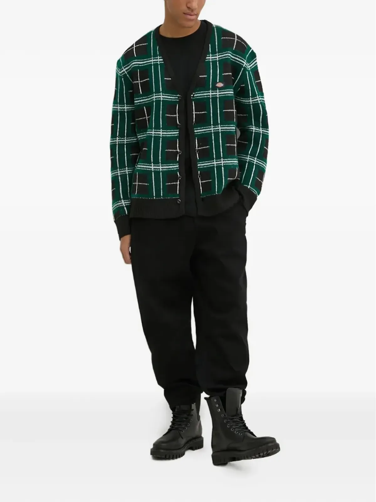 DICKIES チェック柄カーディガン - 画像2