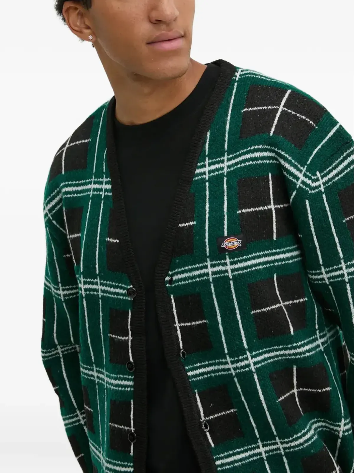DICKIES チェック柄カーディガン - 画像4