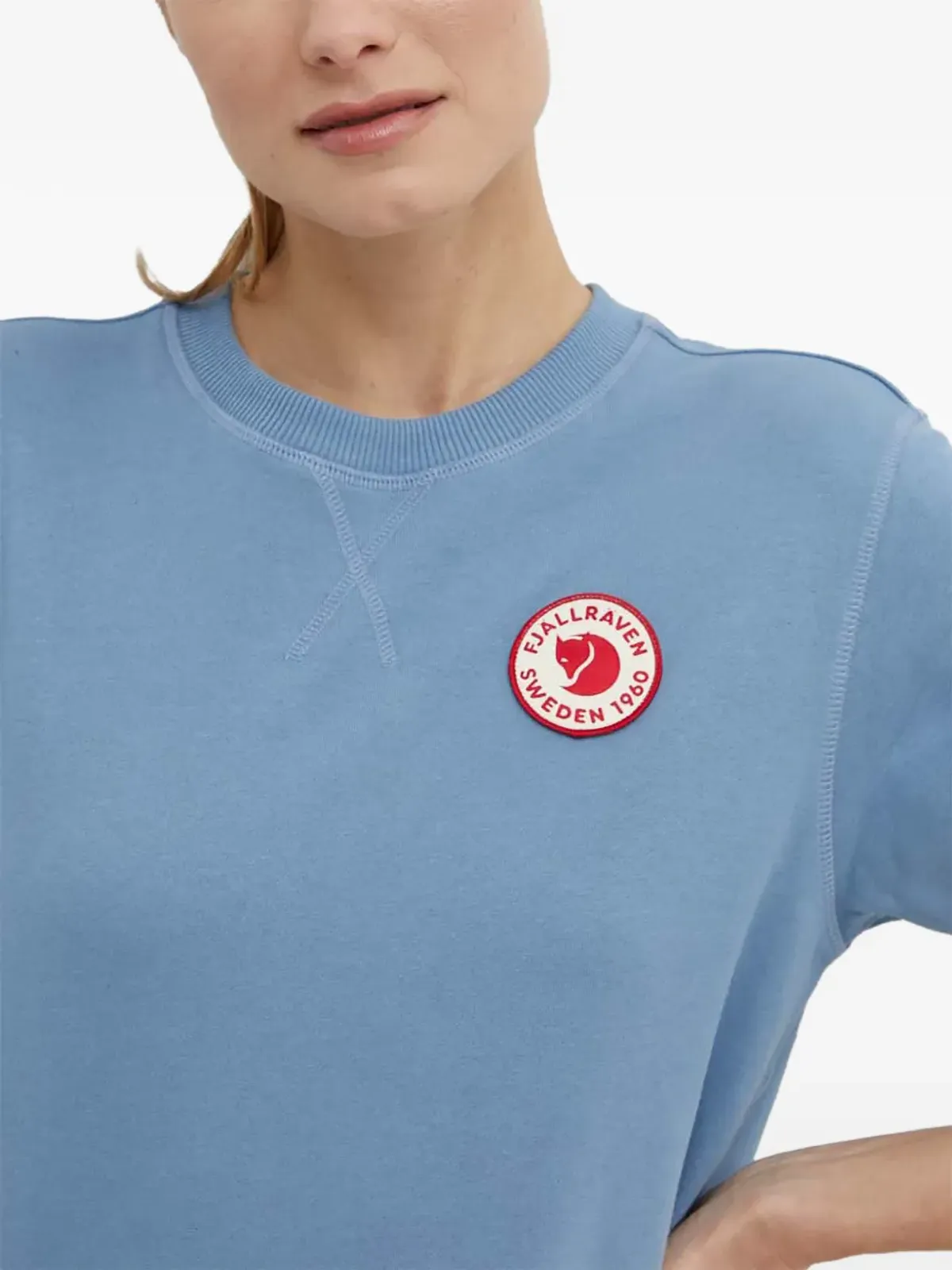 Fjällräven 1960 ロゴバッジ クルーネック スウェット - 画像4