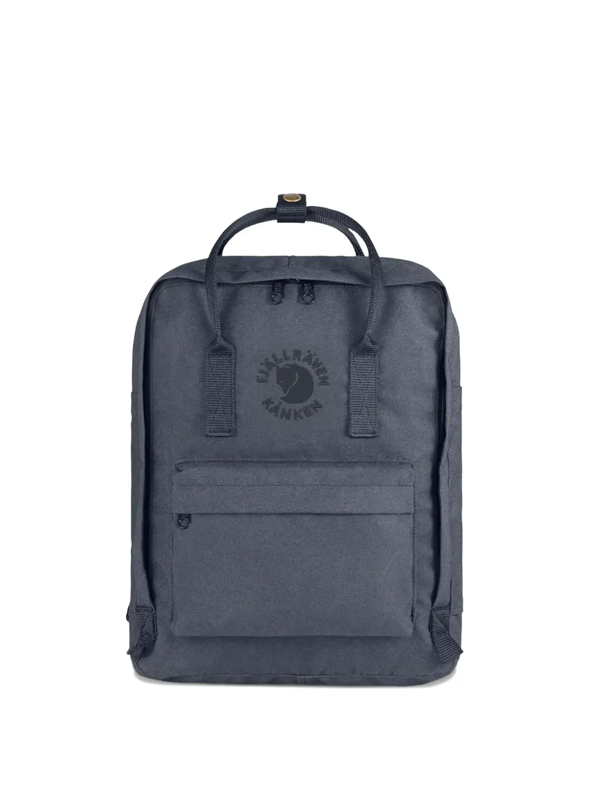 Fjällräven Re-Kanken ジップアップバックパック（グレー） - 画像1