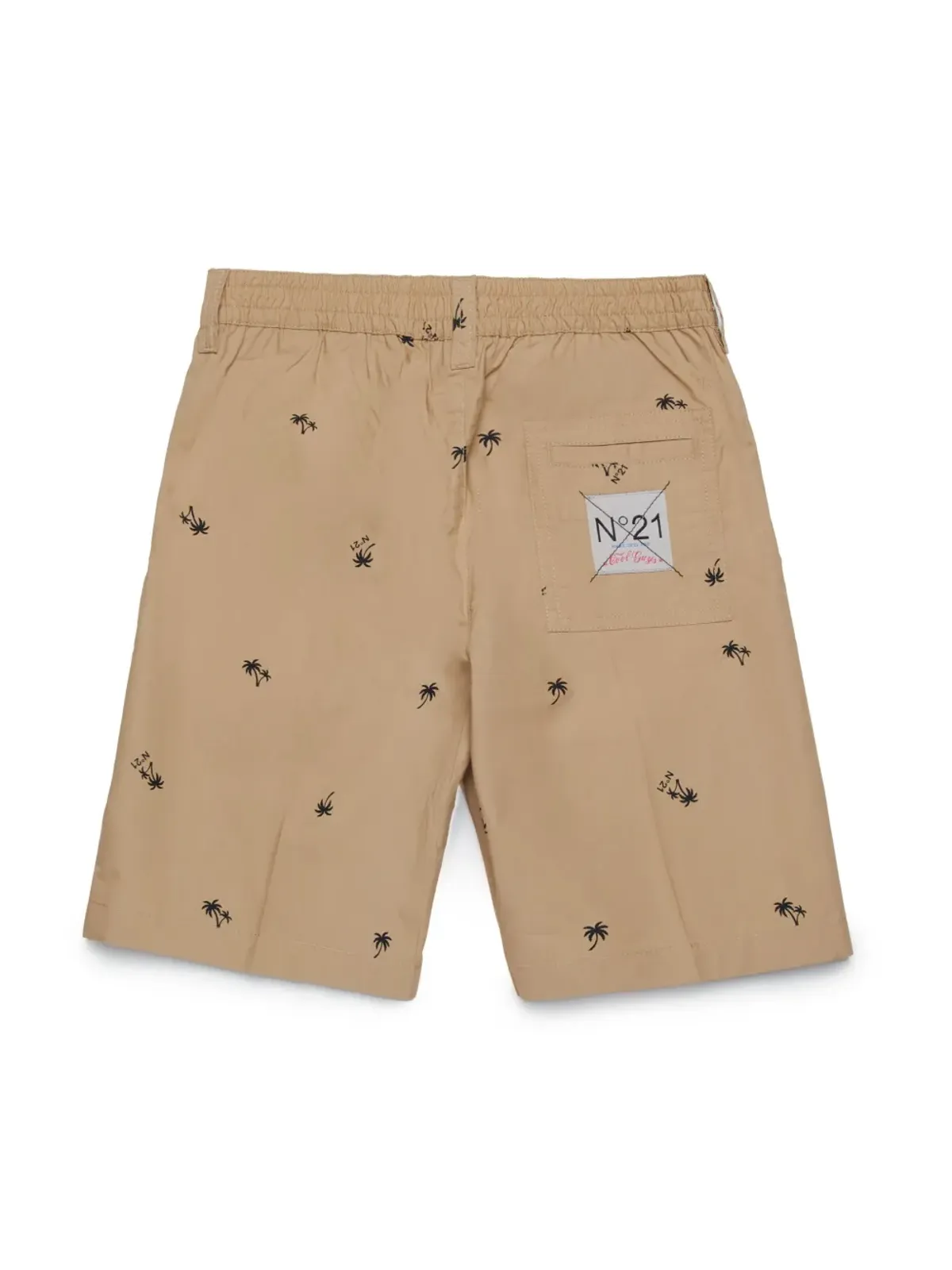 Nº21 Kids motif-embroidered shorts - 画像2