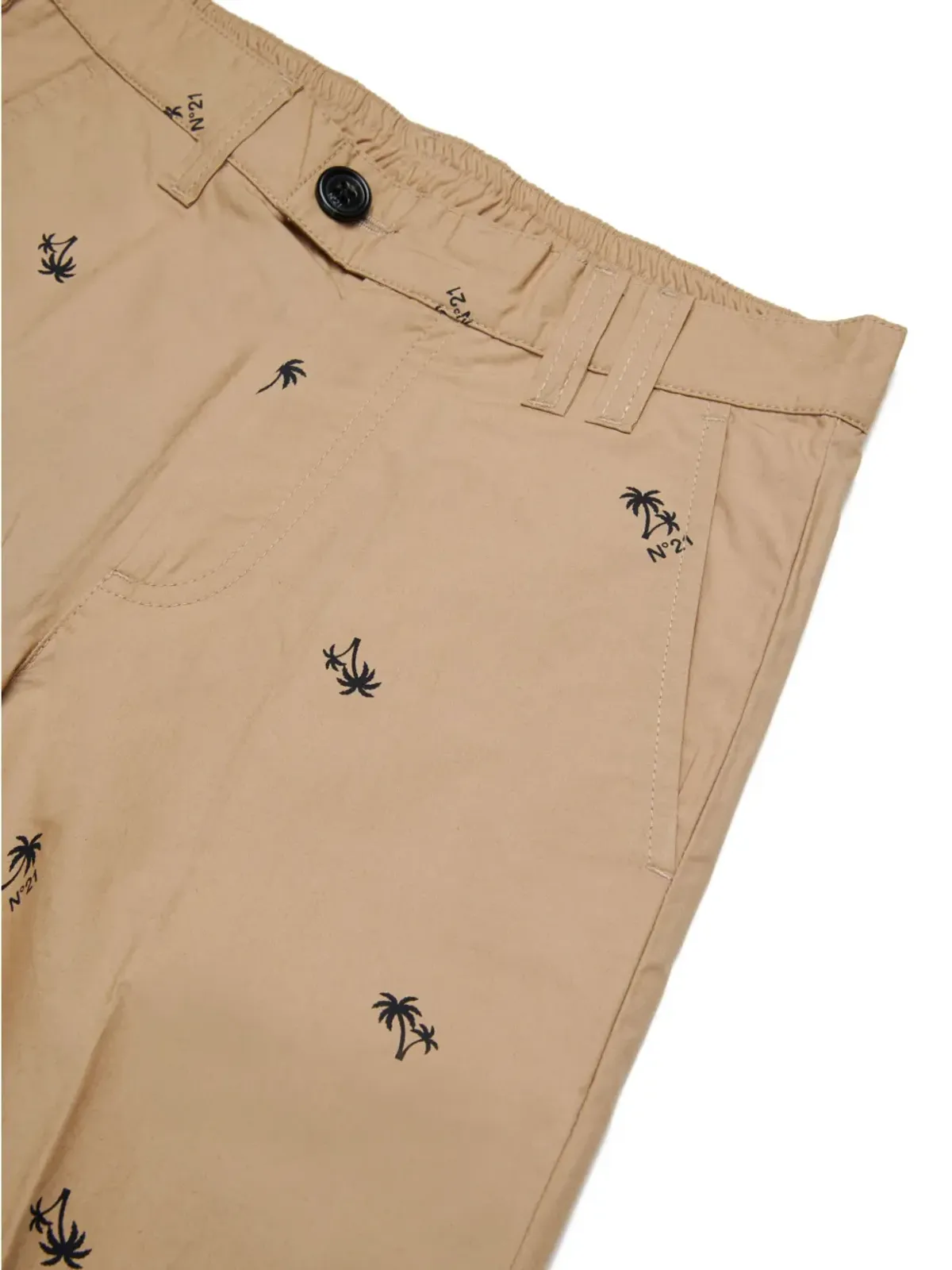 Nº21 Kids motif-embroidered shorts - 画像3