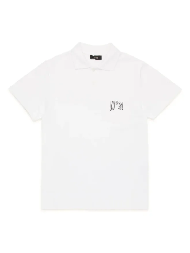 Nº21 Kids Nº21 Kids プリントポロシャツの商品画像
