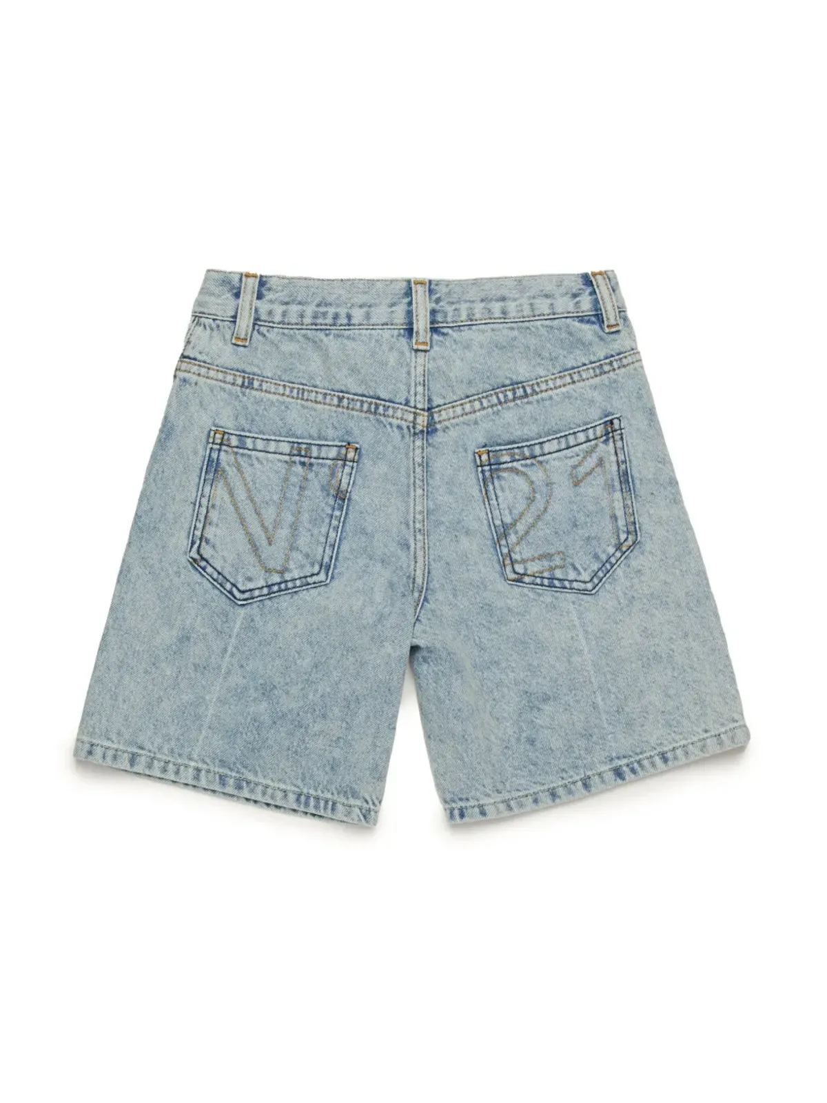 Nº21 Kids ロゴパッチ デニムショーツ - 画像2