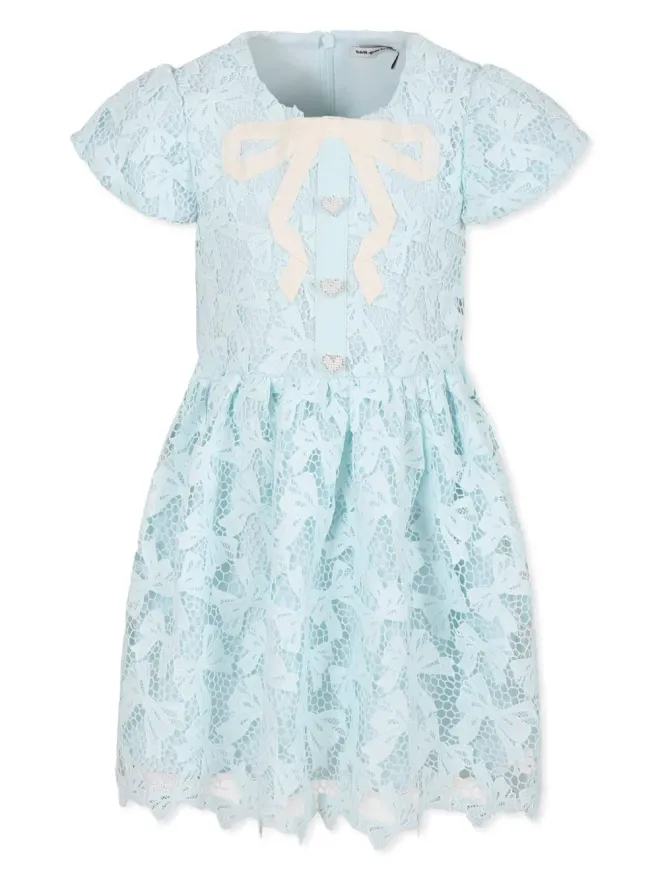 Self-Portrait Kids Self-Portrait Kids ボウディテール レースドレスの商品画像