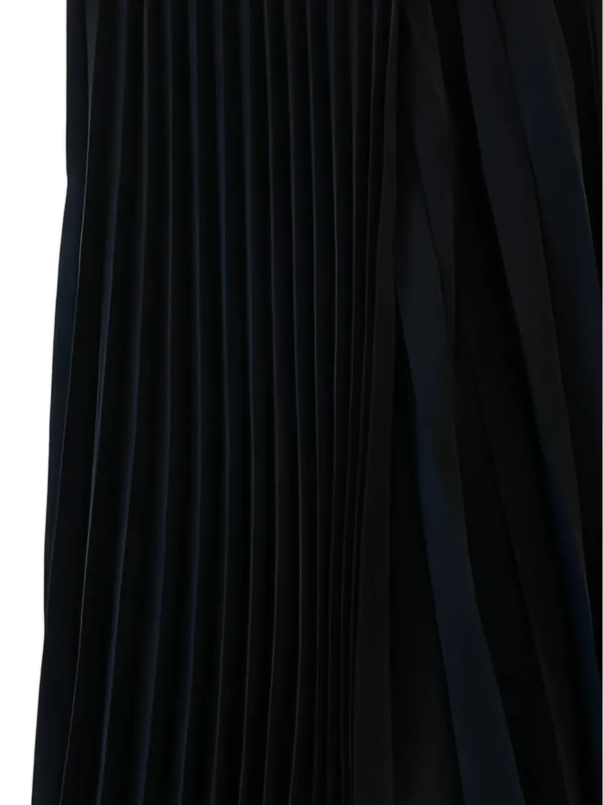 Saint Laurent プリーツ構造のアシンメトリースカート - 画像2