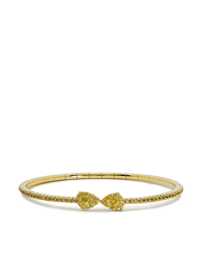 Jewels Aficionado Jewels Aficionado 18金イエローゴールド フレキシブル ブレスレットの商品画像