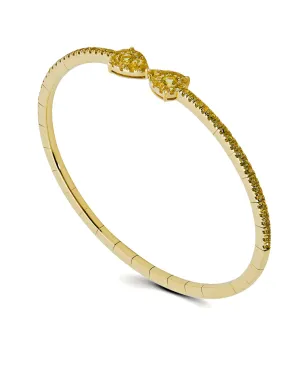 Jewels Aficionado 18金イエローゴールド フレキシブル ブレスレット - サムネイル2