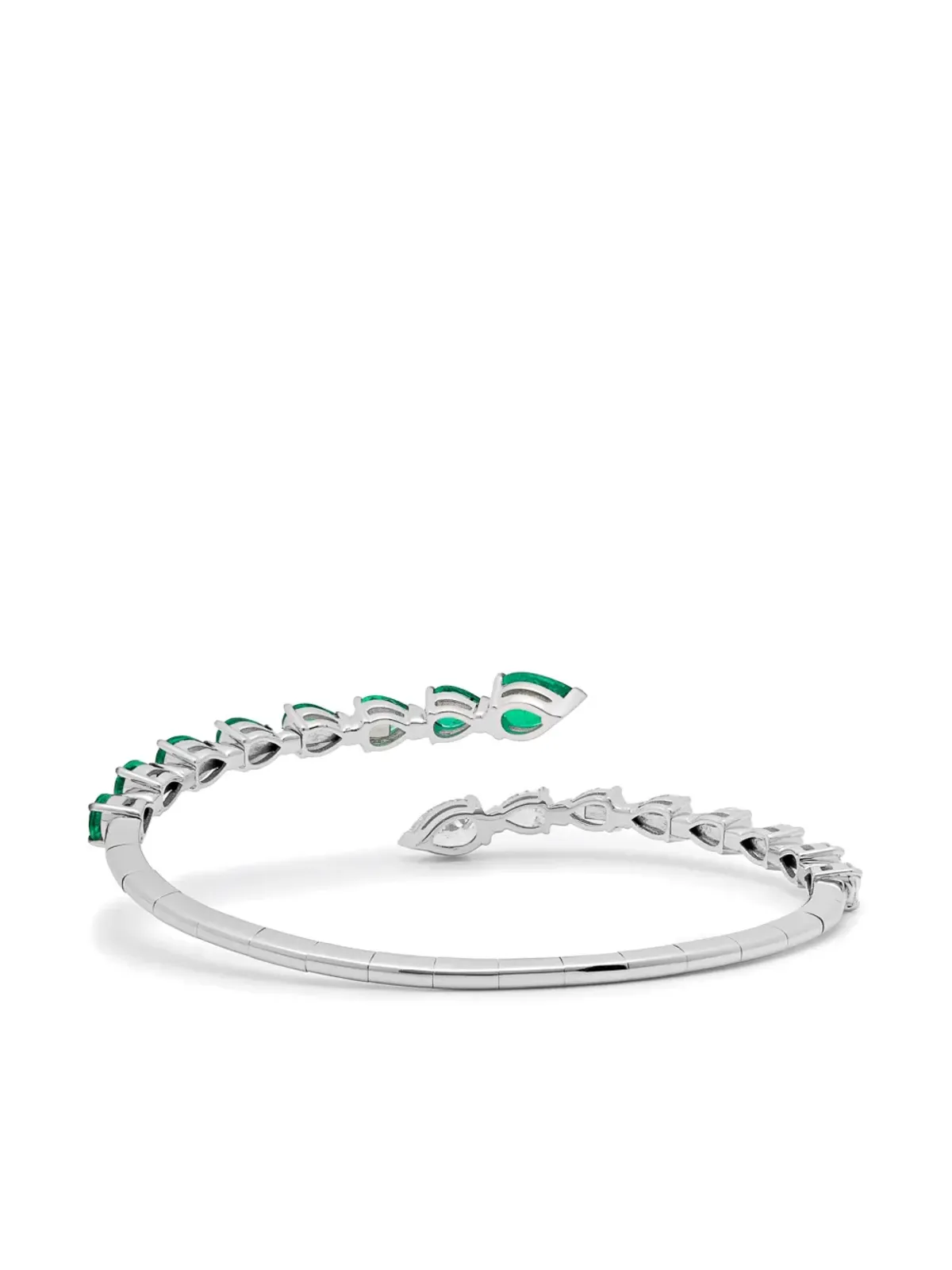 Jewels Aficionado 18Kホワイトゴールド バイパス ブレスレット - 画像3