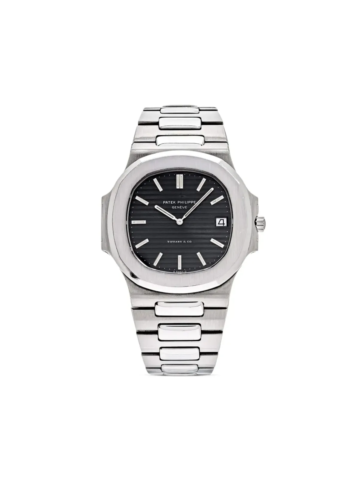 Patek Philippe Pre-Owned x Tiffany & Co. ノーチラス 3700/11 - ブラック - 画像1