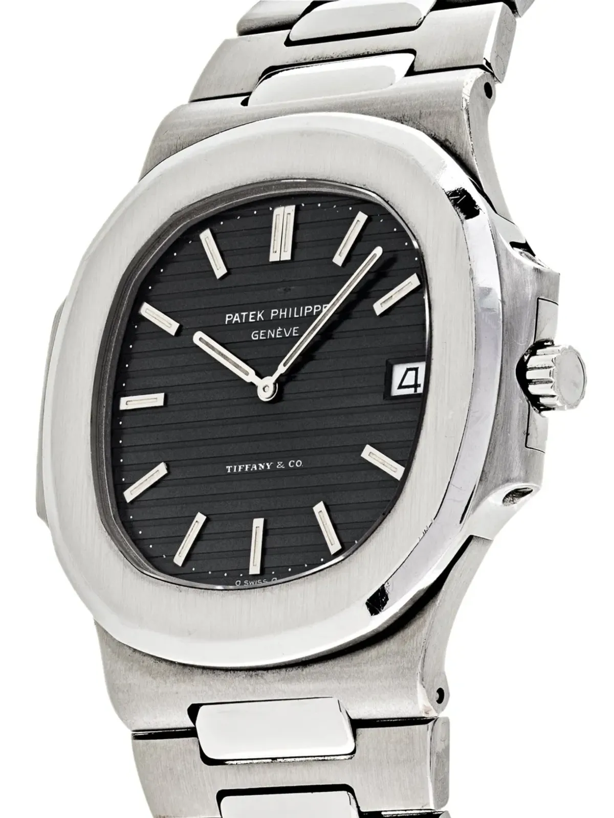 Patek Philippe Pre-Owned x Tiffany & Co. ノーチラス 3700/11 - ブラック - 画像2