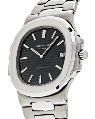 Patek Philippe Pre-Owned x Tiffany & Co. ノーチラス 3700/11 - ブラック - サムネイル2