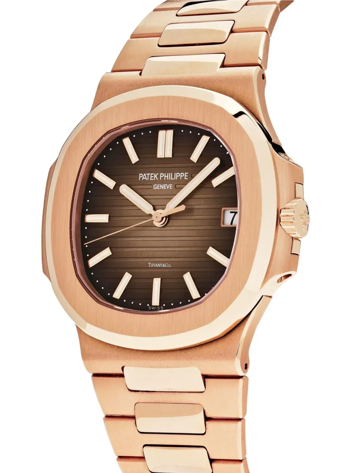 Patek Philippe Pre-Owned ノーチラス 5711/1R-001 『Tiffany & Co.』 ブラウン - 画像2