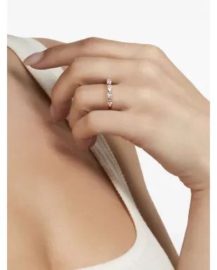Jewels Aficionado 18K ローズゴールド ダイヤモンド リング - ピンク - サムネイル4