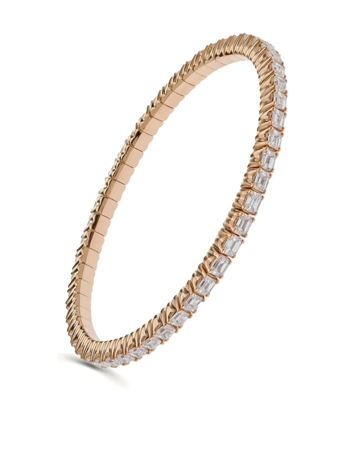 Jewels Aficionado 18kt ローズゴールド ダイヤモンド ブレスレット - ピンク - 画像2