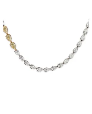 Jewels Aficionado 18ktホワイトゴールド リヴィエール テニスネックレス - サムネイル1