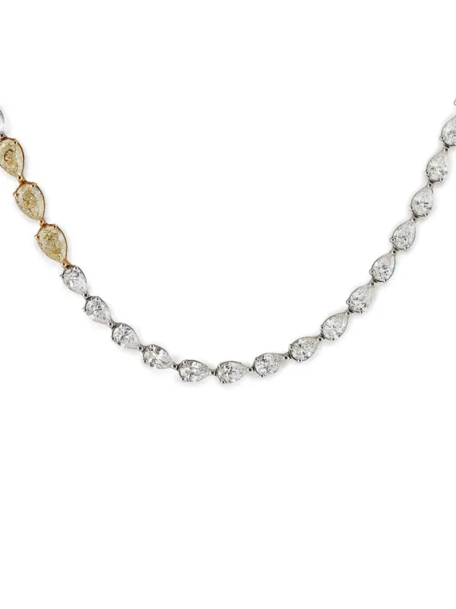 Jewels Aficionado Jewels Aficionado 18ktホワイトゴールド リヴィエール テニスネックレスの商品画像