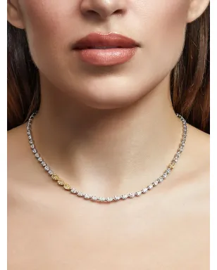 Jewels Aficionado 18ktホワイトゴールド リヴィエール テニスネックレス - サムネイル3