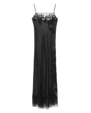 Carine Gilson レースディテール・オーガンザ・ナイトドレス - サムネイル1