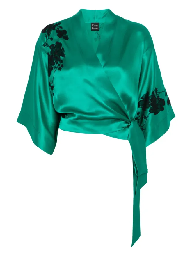Carine Gilson Carine Gilson レースディテールシャツの商品画像