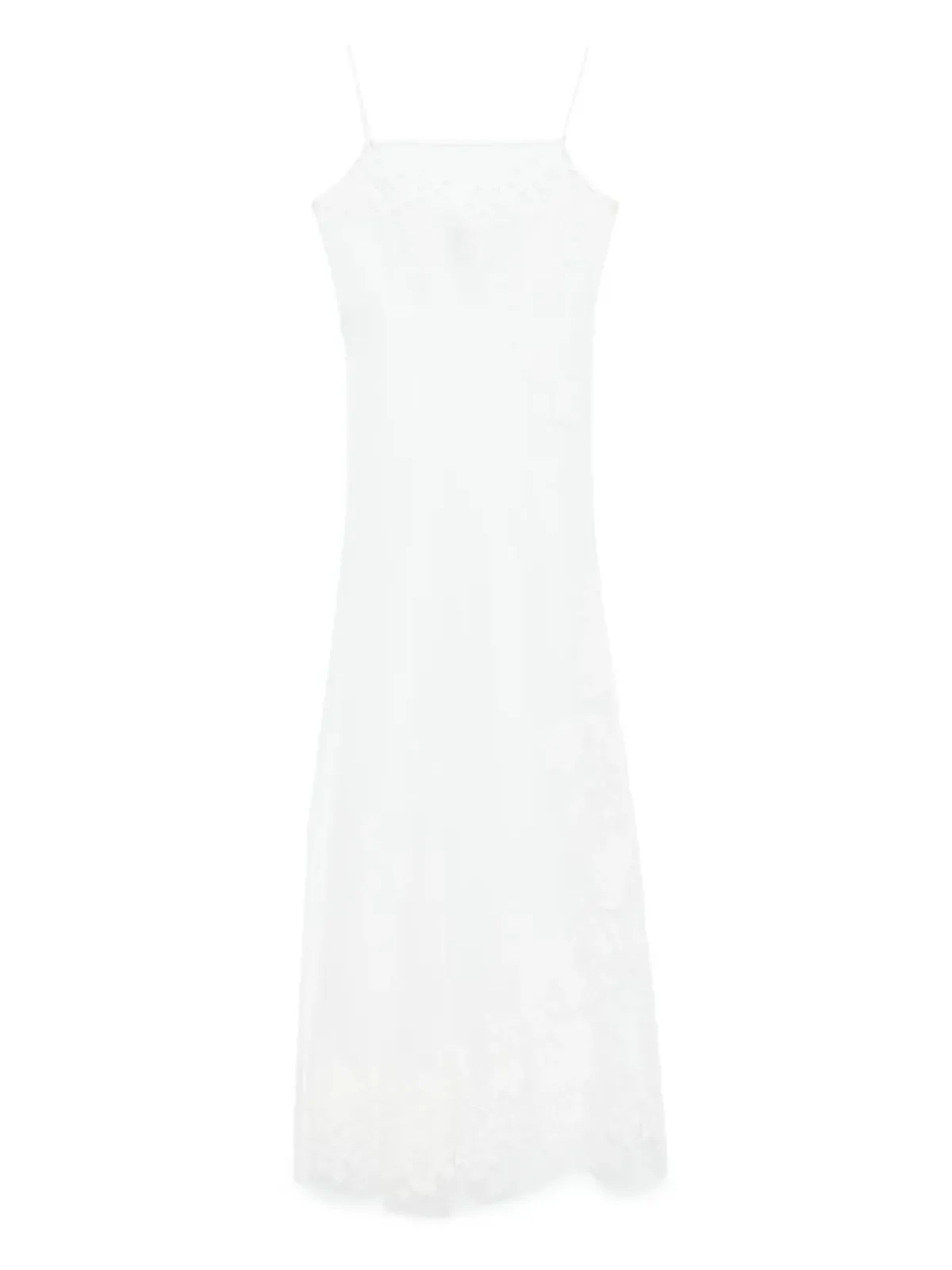 Carine Gilson テュール ロングスリップドレス - White - 画像1