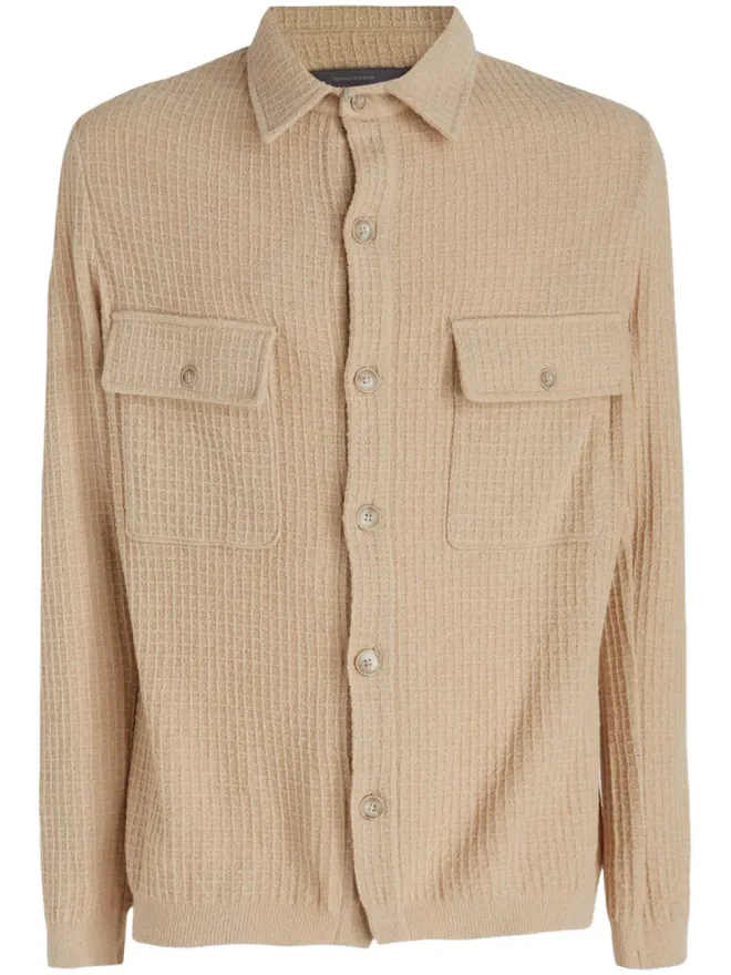 SUNHOUSE SUNHOUSE ワッフルシャツの商品画像