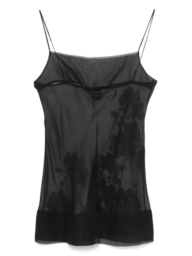 Carine Gilson Carine Gilson オーガンザ バビドール スリップドレスの商品画像