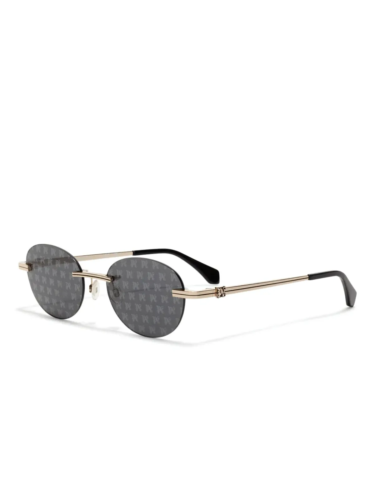 Palm Angels Eyewear クリスタルサングラス - ゴールド - 画像2
