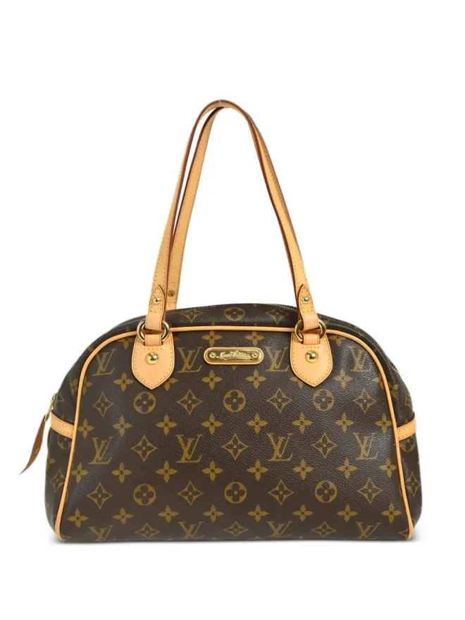 Louis Vuitton Pre-Owned Louis Vuitton ビンテージ 2008 Montorgueil PM ハンドバッグ - ブラウンの商品画像