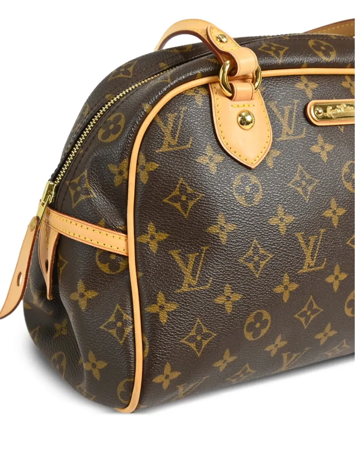 Louis Vuitton ビンテージ 2008 Montorgueil PM ハンドバッグ - ブラウン - 画像3