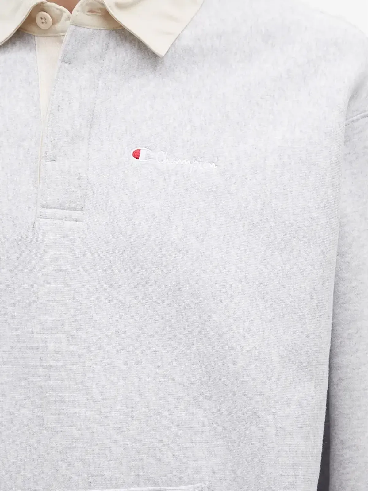 Champion ポケット付き襟ポロシャツ - グレー - 画像5