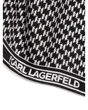 Karl Lagerfeld モノグラムシルクスカーフ - サムネイル2