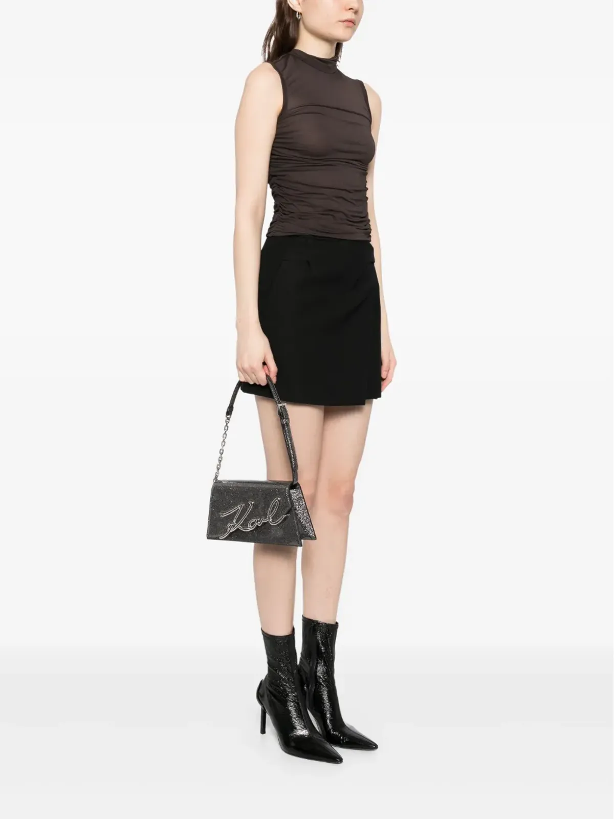 Karl Lagerfeld Ksignature ショルダーバッグ - グレー - 画像2