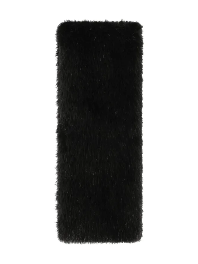 Dolce & Gabbana Dolce & Gabbana ファー付きマフ ブラックの商品画像