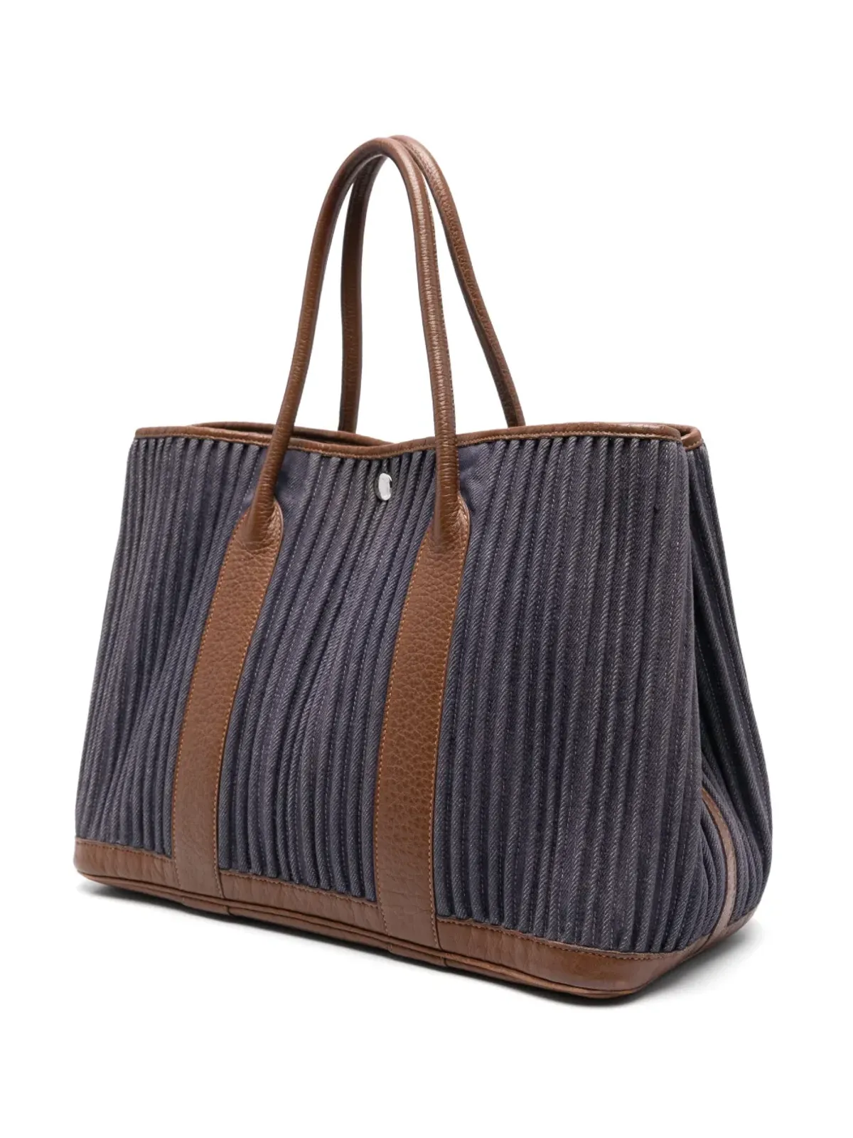 Hermès ビンテージ 2008s ガーデンパーティー トートバッグ - ブルー - 画像3