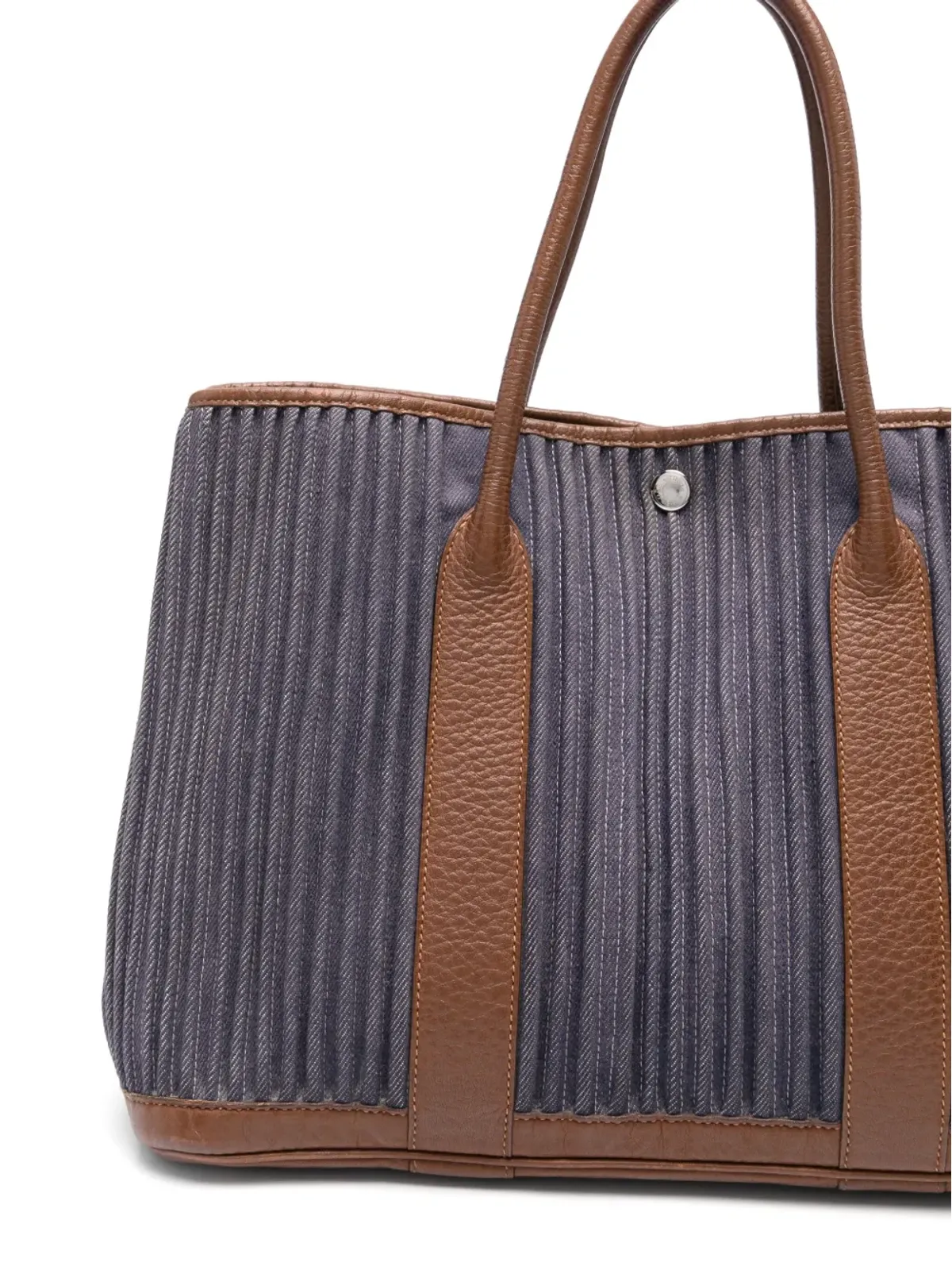 Hermès ビンテージ 2008s ガーデンパーティー トートバッグ - ブルー - 画像4