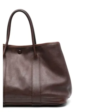  Hermès ビンテージ 2005年 ガーデンパーティー トートバッグ - ブラウン - サムネイル4