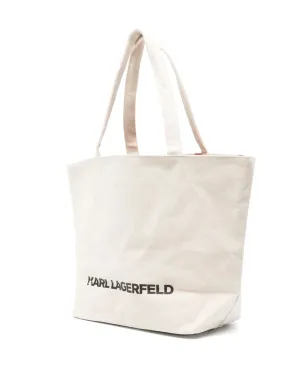 Karl Lagerfeld K/Hearts リバーシブル トートバッグ - ネュートラル - サムネイル3