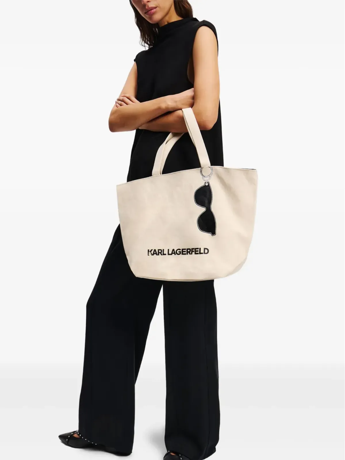 Karl Lagerfeld K/サングラス トートバッグ - ニュートラルカラー - 画像2