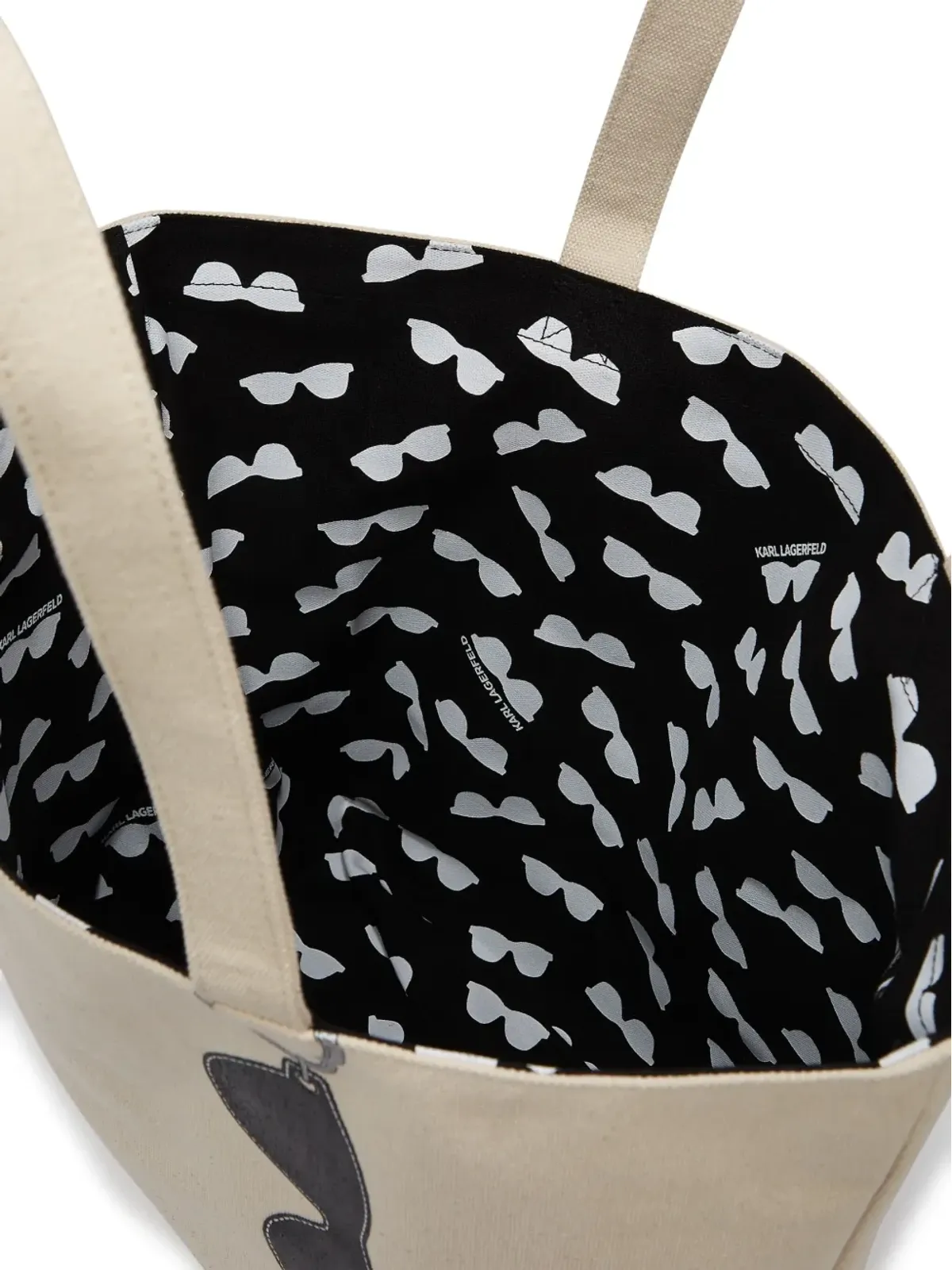 Karl Lagerfeld K/サングラス トートバッグ - ニュートラルカラー - 画像4