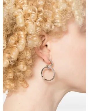 Eddie Borgo パヴェカールフープピアス - サムネイル2