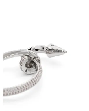 Eddie Borgo パヴェカールフープピアス - サムネイル3