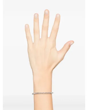 Eddie Borgo パヴェ ピラミッド テニス ブレスレット - Silver - サムネイル2