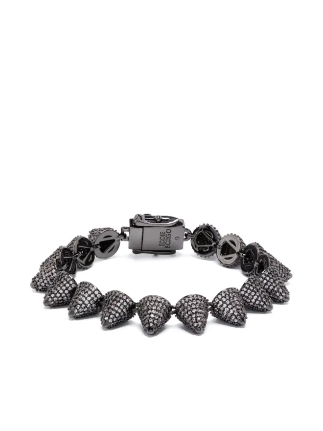 Eddie Borgo Eddie Borgo コーンパヴェ ブレスレット - シルバーの商品画像