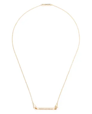 Eddie Borgo パヴェ・セーフティチェーン ネックレス - サムネイル1