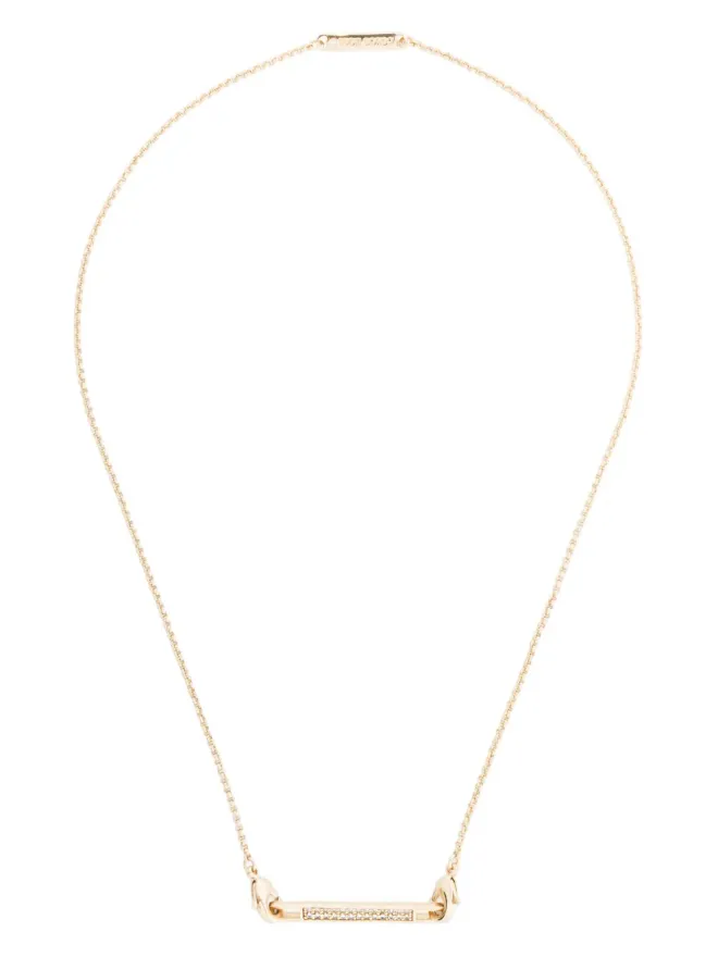 Eddie Borgo Eddie Borgo パヴェ・セーフティチェーン ネックレスの商品画像